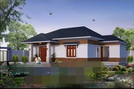 10 mẫu villa vườn mái ngói phổ biến ở nông thôn - ảnh 4