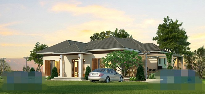 Mê mẩn 10 mẫu villa vườn 2 tỷ đẹp hoành tráng - ảnh 6