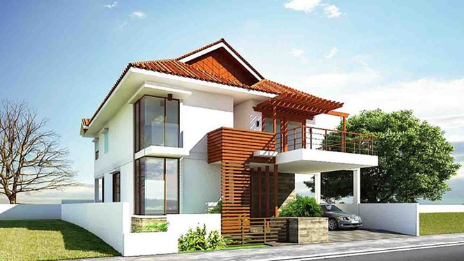 10 mẫu nhà 2 tầng mái thái - ảnh 6