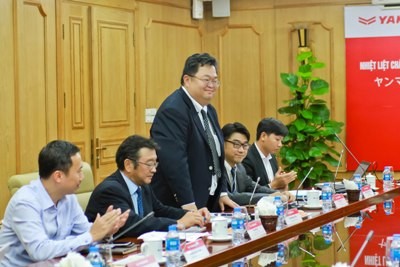 Agribank tiếp và làm việc với Tập đoàn Yanmar (Nhật Bản) - ảnh 1