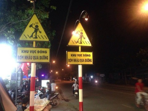 Hạ biển báo 'Đông bợm nhậu qua đường' ở Biên Hòa - ảnh 1
