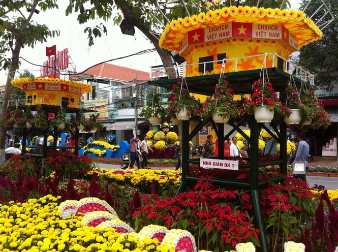 Đường hoa Xuân Cần Thơ hướng về biển Đông - ảnh 5