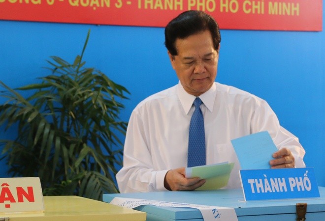 Cả nước đã có gần 96% cử tri đi bầu cử - ảnh 29