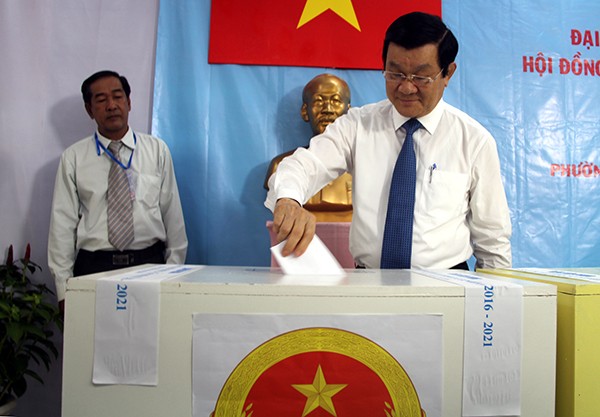 Cả nước đã có gần 96% cử tri đi bầu cử - ảnh 35