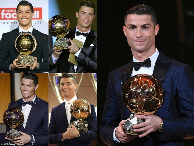 Ronaldo lần thứ năm đoạt Quả bóng Vàng - ảnh 2