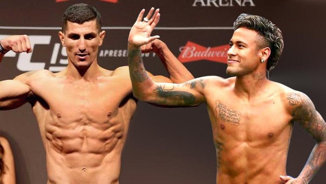 Đấu UFC, vệ sĩ của Neymar hạ đối thủ trong chớp mắt - ảnh 1