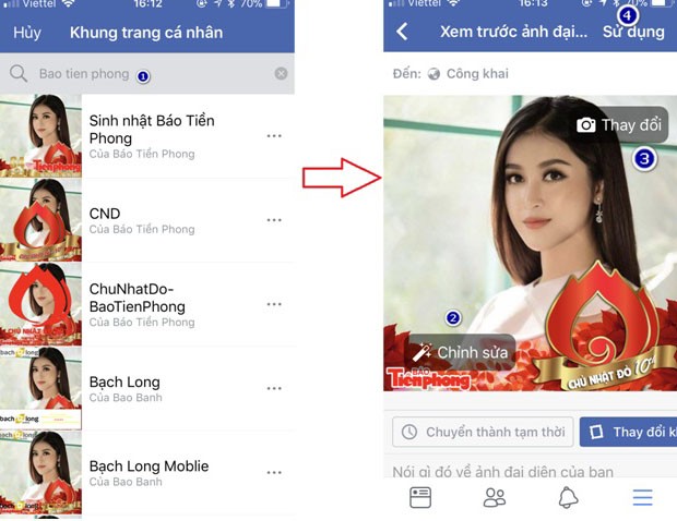 Thay ảnh đại diện Facebook hưởng ứng Chủ Nhật Đỏ 2018 - ảnh 7
