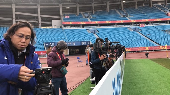 Bên trong sân đấu của đại chiến U23 Việt Nam vs U23 Qatar - ảnh 8