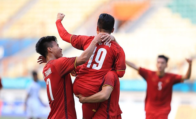 Olympic Việt Nam thắng '3 sao' Pakistan ở trận ra quân ASIAD 18 - ảnh 13