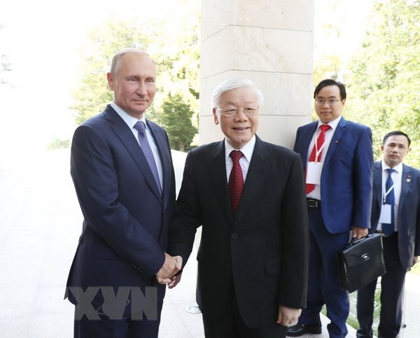 Tổng Bí thư Nguyễn Phú Trọng hội đàm với Tổng thống Nga Vladimir Putin - ảnh 1