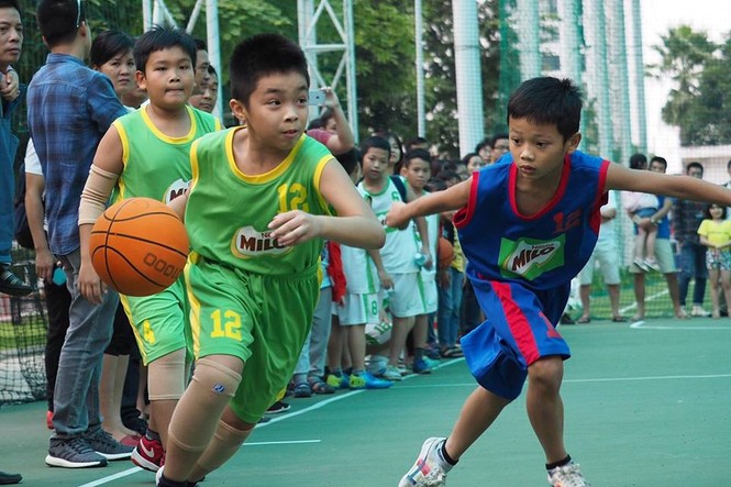 Hấp dẫn vòng chung kết Bóng rổ Học sinh tiểu học Hà Nội 2018 - ảnh 2
