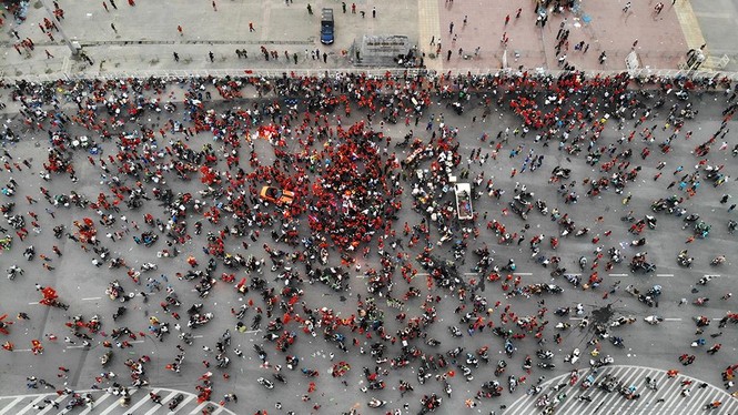 Sân Mỹ Đình sớm bước vào lễ hội bóng đá