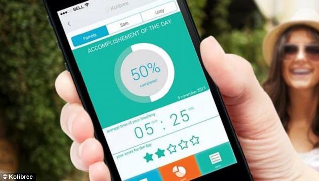 Bàn chải đánh răng kết nối với smartphone - ảnh 1