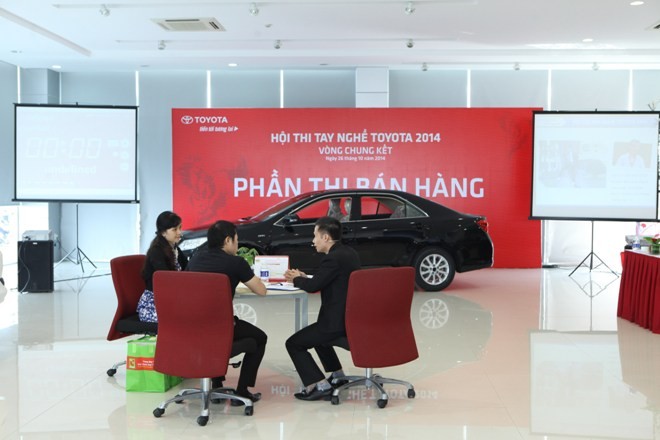 Toyota tổ chức Hội thi tay nghề 2014 - ảnh 1