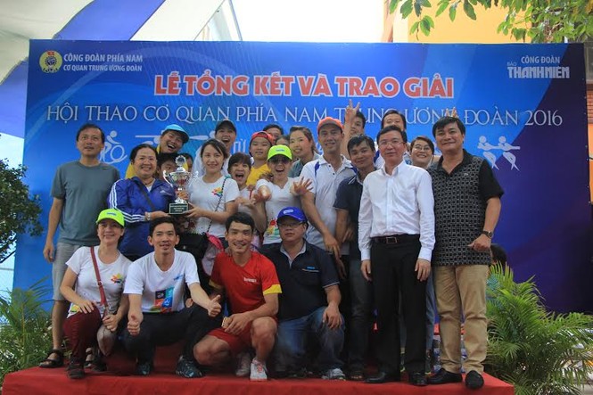 Bế mạc Hội thao cơ quan phía Nam T.Ư Đoàn năm 2016 - ảnh 1
