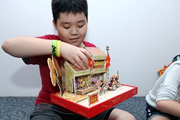 Độc đáo mô hình Trung Thu truyền thống - ảnh 1