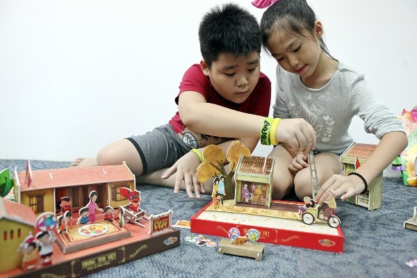 Độc đáo mô hình Trung Thu truyền thống - ảnh 5