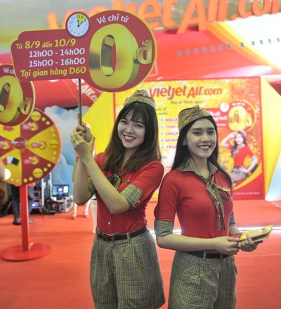 Vietjet nổi bật tại Hội chợ du lịch quốc tế TP.HCM 2016 - ảnh 11