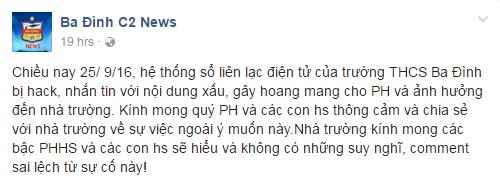 Phụ huynh sốc vì tin nhắn 'con học ngu như bò' - ảnh 1