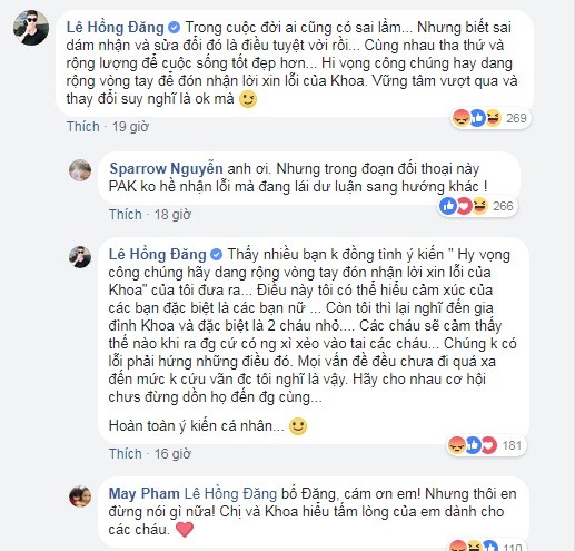 Diễn viên Hồng Đăng bất ngờ lên tiếng bênh vực Phạm Anh Khoa - ảnh 1