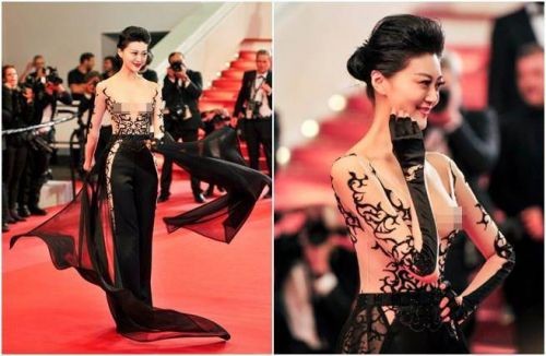 Mỹ nhân ‘hở ngực’ Trung Quốc dính phốt giả giấy mời đến Cannes - ảnh 1