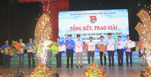Bắc Giang trao giải cuộc thi ý tưởng khởi nghiệp trong nông nghiệp - ảnh 2