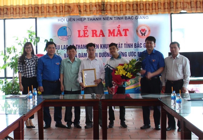 Ra mắt Câu lạc bộ Thanh niên khuyết tật tỉnh tỉnh Bắc Giang - ảnh 1