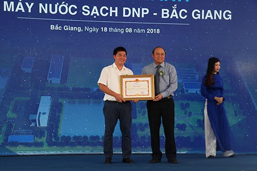 Khánh thành Nhà máy nước sạch nghìn tỷ ở Bắc Giang - ảnh 3