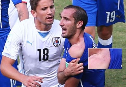 Uruguay khẳng định Suarez cắn Chiellini là photoshop - ảnh 1