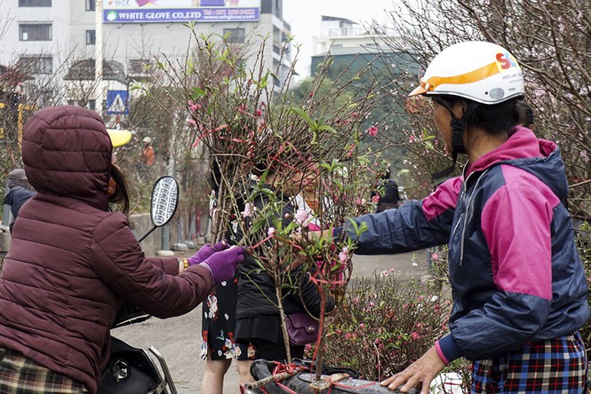 Đào Nhật Tân tấp nập ra chợ trước ngày Rằm tháng Giêng - ảnh 10