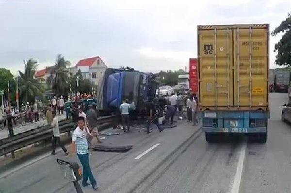 Hiện trường vụ tai nạn kinh hoàng 8 người thương vong ở Hải Dương - ảnh 5
