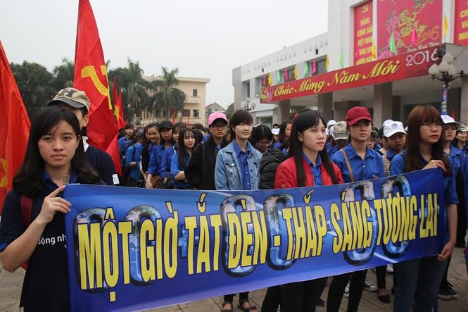 Nhiều tỉnh, thành hưởng ứng “Giờ Trái đất” - ảnh 8