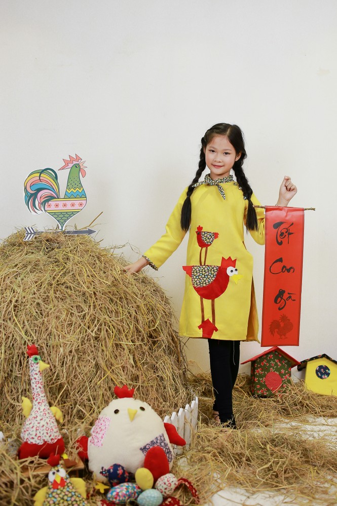 áo dài cho bé - ảnh 1
