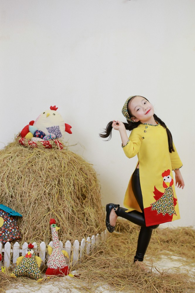 áo dài cho bé - ảnh 4
