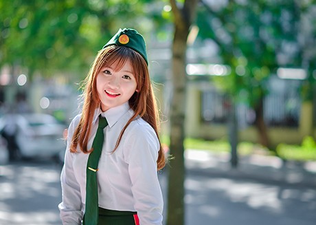 Nhan sắc ‘vạn người mê’ của những nữ sinh trường Quân đội - ảnh 13