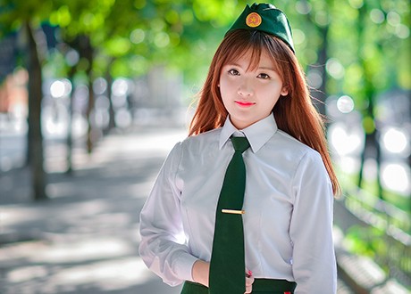 Nhan sắc ‘vạn người mê’ của những nữ sinh trường Quân đội - ảnh 14