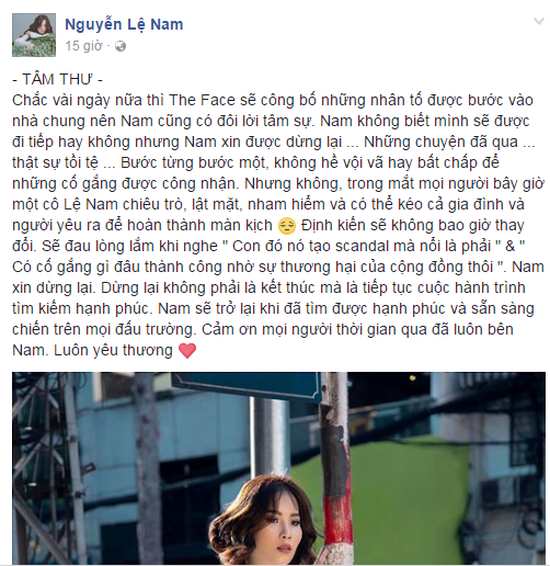 Lệ Nam: ‘Trong mắt mọi người, tôi chiêu trò, lật mặt, nham hiểm’ - ảnh 1