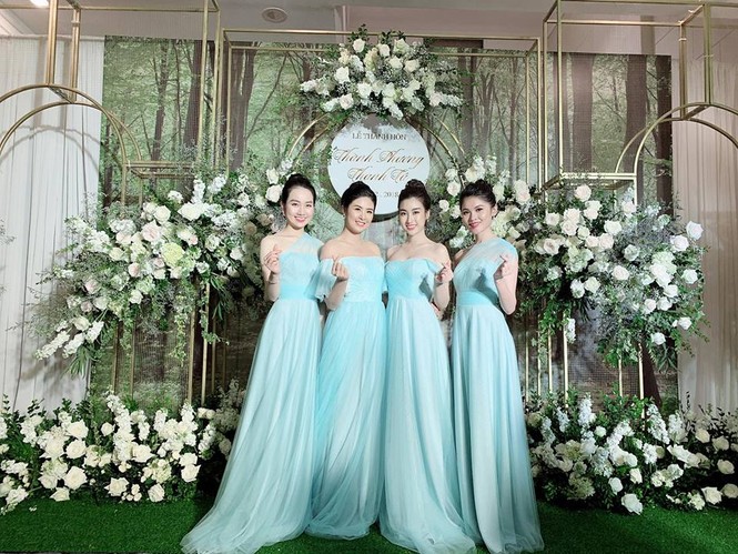 Vì sao Hoa hậu Đỗ Mỹ Linh né bắt hoa cưới của Á hậu Thanh Tú? - ảnh 1