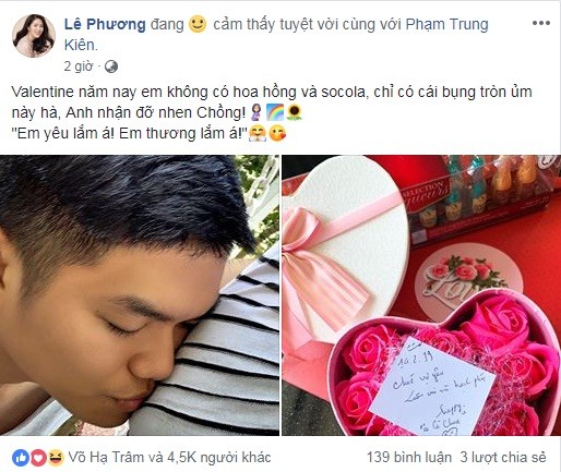 Phản ứng bất ngờ của Hồ Ngọc Hà khi Kim Lý tặng quà Valentine - ảnh 3