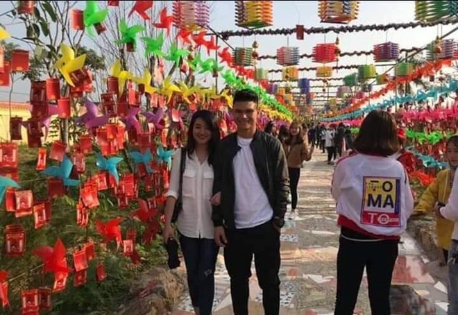 Lộ diện bạn gái xinh như hotgirl cầu thủ Xuân Mạnh ngày Valentine - ảnh 4