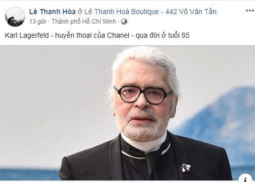 Nhà thiết kế VN: Tạm biệt Karl Lagerfeld với tất cả sự trân trọng - ảnh 4