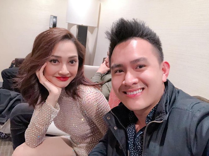 Con trai ruột Hoài Linh khoe ảnh hội ngộ ca sĩ Bảo Anh ở Mỹ - ảnh 3
