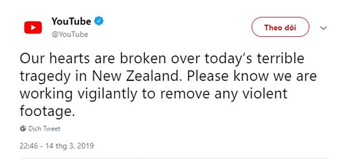 Facebook và YouTube phản ứng trước vụ xả súng ở New Zealand - ảnh 1