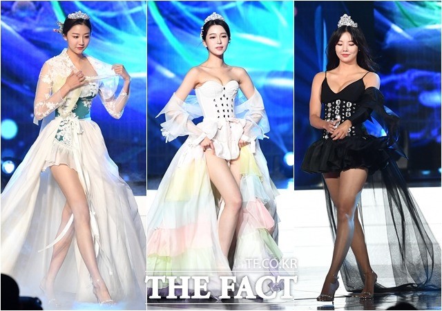 Thí sinh Hoa hậu Hàn Quốc thi mặc hanbok như diễn nội y gây phẫn nộ - ảnh 5