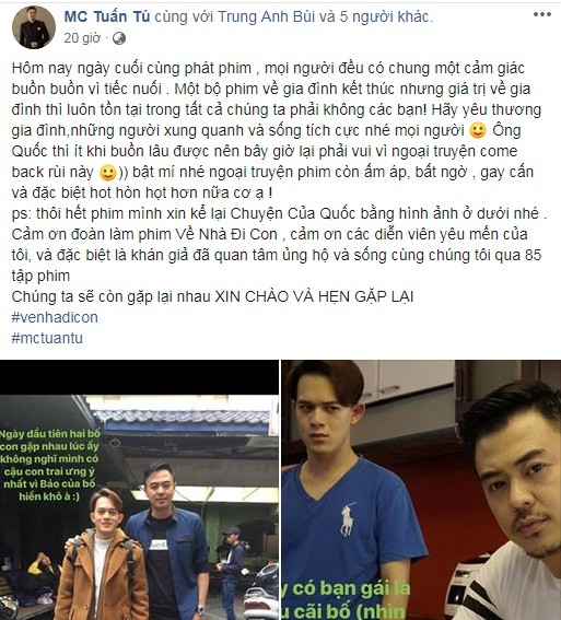 Ánh Dương cùng dàn diễn viên chia sẻ xúc động sau tập cuối 'Về nhà đi con' - ảnh 2