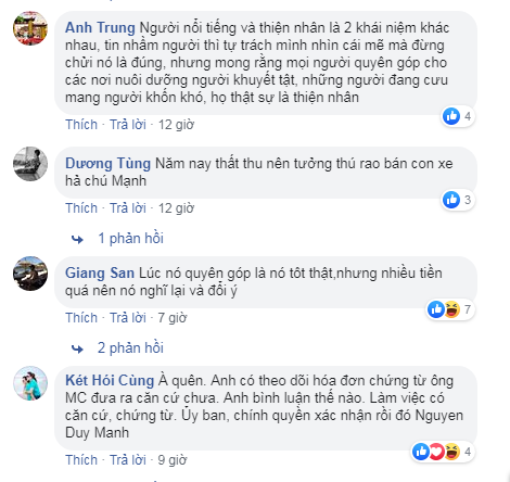 Phát ngôn ám chỉ Phan Anh bỏ túi 21 tỷ tiền từ thiện của Duy Mạnh gây tranh cãi - ảnh 5