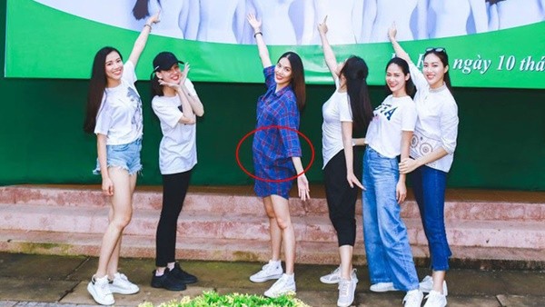 Bầu 7 tháng vẫn khoe ảnh bụng phẳng eo thon, Lan Khuê bị ‘tố’ sống ảo - ảnh 2