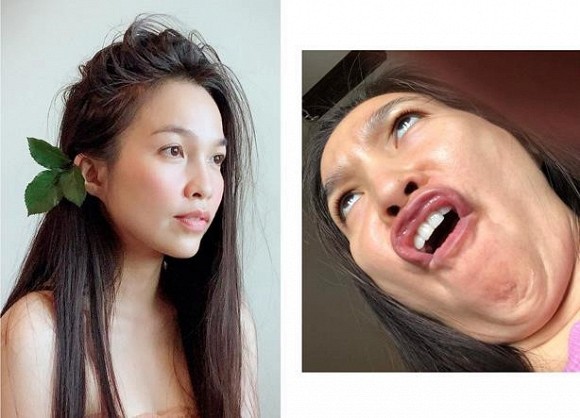 Loạt sao Việt tự đăng ảnh ‘dìm hàng’, sốc nhất là Hiền Thục - ảnh 1