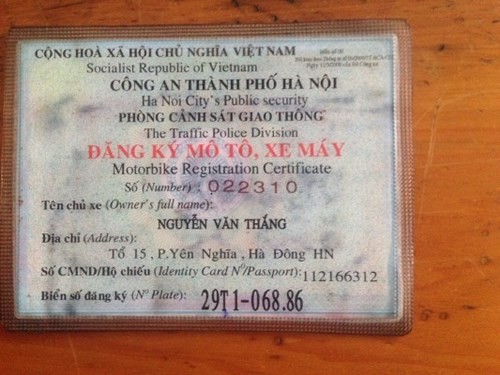 Cảnh báo tình trạng lưu hành xe gian - ảnh 1