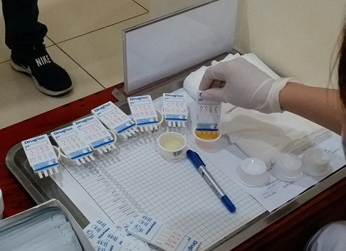 Nghệ An: Phát hiện 10 tài xế dương tính với ma túy - ảnh 1